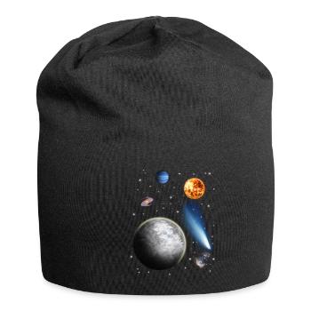 Universum - Jersey-Beanie - Schwarz - Vorne