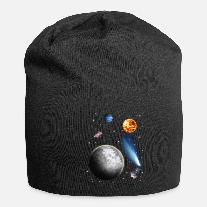 universe - Jersey Beanie - black
