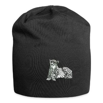 Guépard - Bonnet en jersey - noir - Devant