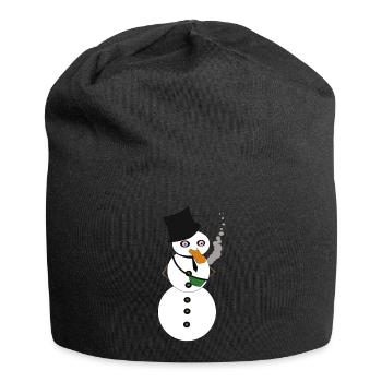 Stoneman - Jersey-Beanie - Schwarz - Vorne