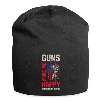 Chasse au fusil d’armes - Bonnet en jersey - noir - Devant