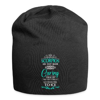 Horoscope Étoile - Bonnet en jersey - noir - Devant