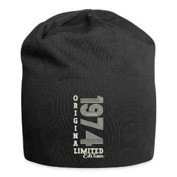 Original vintage 1974 cadeau de 48ème anniversaire - Bonnet en jersey - noir - Devant