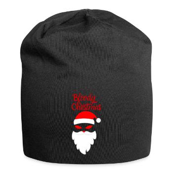 Noël sanglant Joyeux Noël Horreur - Bonnet en jersey - noir - Devant