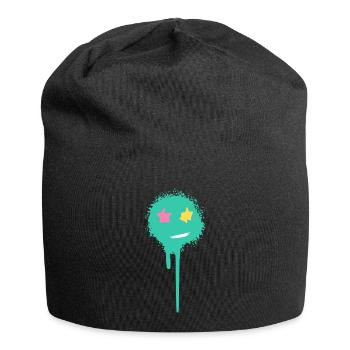 Teinture de peinture - Bonnet en jersey - noir - Devant