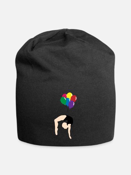 Luftballon - Jersey-Beanie - Schwarz