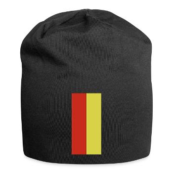 Red Yellow Colors - Jersey Beanie - black - Front