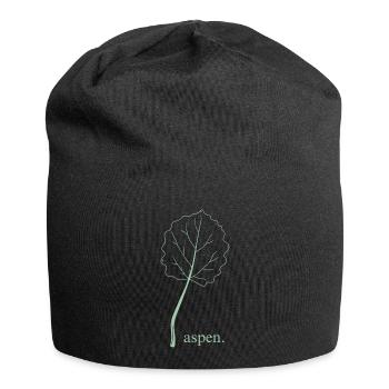 aspen. - Jersey-Beanie - Schwarz - Vorne
