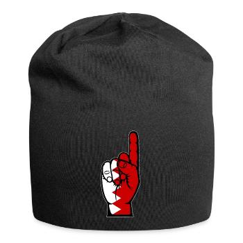 Drapeau de Bahreïn numéro 1 - Bonnet en jersey - noir - Devant