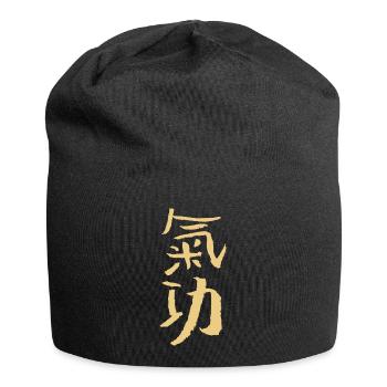 Qigong - Jersey-Beanie - Schwarz - Vorne