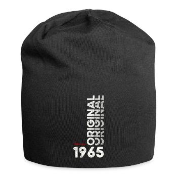 60. Geburtstag Geschenk Mann Original Februar 1965 - Jersey-Beanie - Schwarz - Vorne