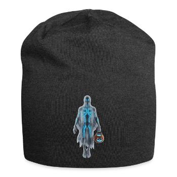 Digitaler Geist - Jersey-Beanie - Anthrazit - Vorne