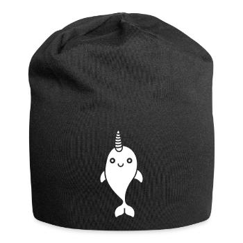 narwhal - Jersey Beanie - black - Front