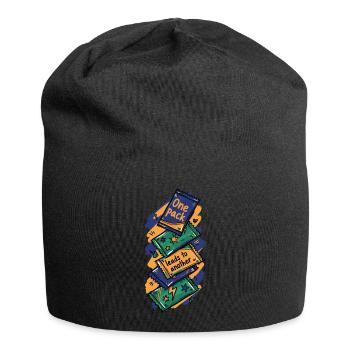 Un paquet mène à un autre collectionneur de cartes à collectionner - Bonnet en jersey - noir - Devant
