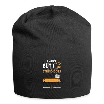 I Can't Fix Stupid But I Can Fix... - Jersey Beanie - black - Front