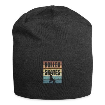 Skaters Gonna Roller Skate Crunge Effekt - Jersey-Beanie - Anthrazit - Vorne