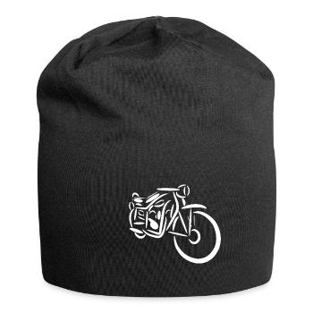 Moto grand-père - Bonnet en jersey - noir - Devant