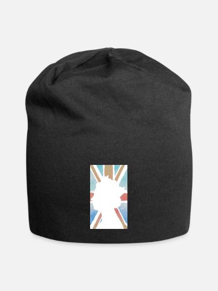 QUEEN ELIZABETH UK FLAG UNION JACK KINGDOM HEAVEN - Jersey-Beanie - Schwarz