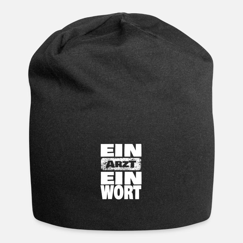 médecin - Bonnet en jersey - noir