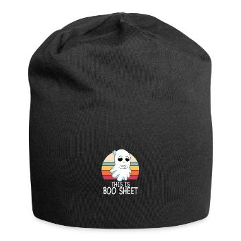 This Is Boo Sheet - Jersey Beanie - black - Front