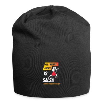 Danseuse de salsa Danseuse - Bonnet en jersey - noir - Devant
