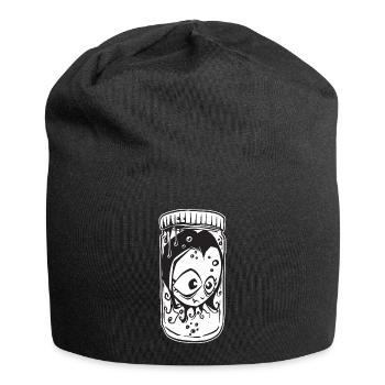 Kopf in einer Vampirflasche - Jersey-Beanie - Schwarz - Vorne