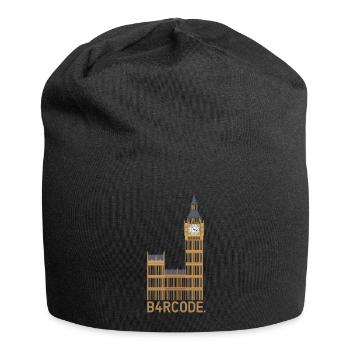 B4RCODE. Londres - Bonnet en jersey - noir - Devant