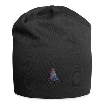 triangle space - Jersey-Beanie - Schwarz - Vorne