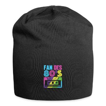 fan des 80s - Bonnet en jersey - noir - Devant