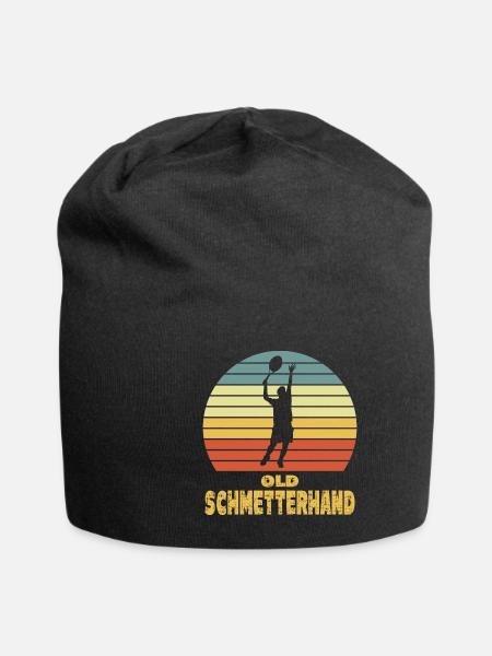 Old Schmetterhand Tennis - Jersey-Beanie - Schwarz