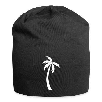 Palme - Jersey-Beanie - Schwarz - Vorne
