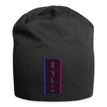 DNB Dark Vert Original Junglist Drum n Bass - Jersey-Beanie - Schwarz - Vorne