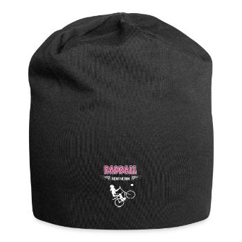 Radball Rentnerin Radballerin Ruhestand Radsport - Jersey-Beanie - Schwarz - Vorne