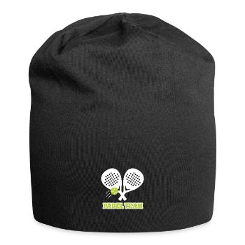 Padel Team Paddle Tennis Padelspieler Paddleball - Jersey-Beanie - Schwarz - Vorne