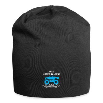 Führerschein Bestanden 2024 Fahrprüfung Fahrschule - Jersey-Beanie - Schwarz - Vorne