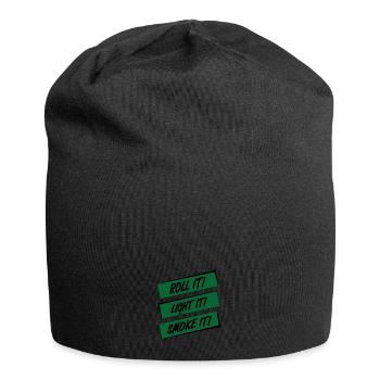 Smoky Collection - Jersey-Beanie - Schwarz - Vorne