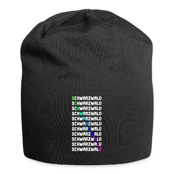 Black Forest | Mountains | Hiking | Holiday - Jersey Beanie - black - Front