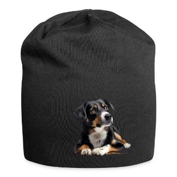 Danish Swedish Farmdog - Jersey-Beanie - Schwarz - Vorne