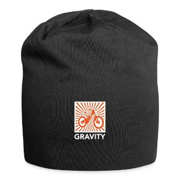 Conception de VTT de descente VTT Gravity - Bonnet en jersey - noir - Devant