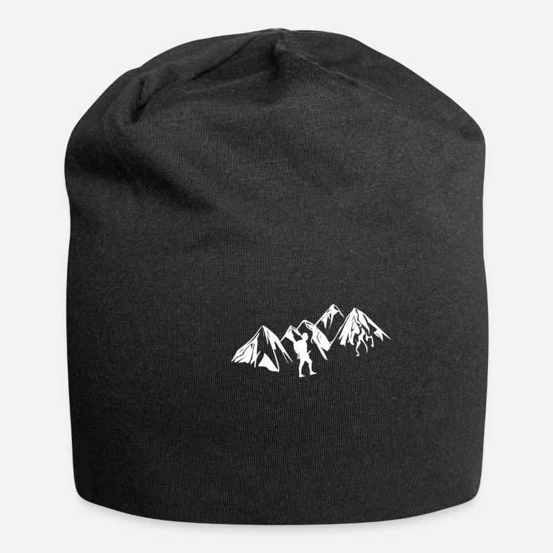 wander wanderer bergmensch - Jersey-Beanie - Schwarz
