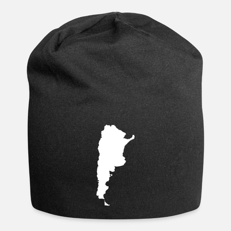 Argentine - Bonnet en jersey - noir