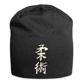 Jiujitsu - Japanisch - Jersey-Beanie - Schwarz - Vorne