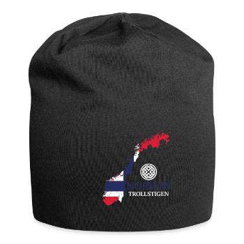 Norwegen Trollstigen Rune Wikinger - Jersey-Beanie - Schwarz - Vorne