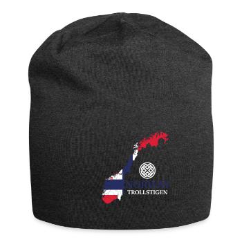 Norwegen Trollstigen Rune Wikinger - Jersey-Beanie - Anthrazit - Vorne