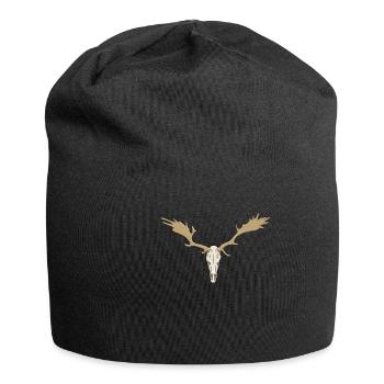 Norwegen Elch Expedition Oslo Urlaub Reise - Jersey-Beanie - Schwarz - Vorne