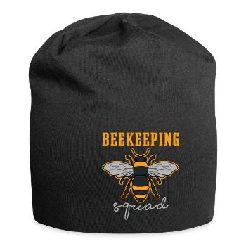 Citation ironique de Bee Keeper - Bonnet en jersey - noir - Devant
