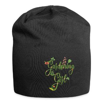 Garten Motiv Gärtner & Gärtnerin Spruch - Jersey-Beanie - Schwarz - Vorne