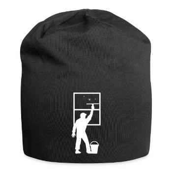 Window cleaner - Jersey Beanie - black - Front