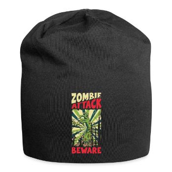 Comic Retro Style Cartoon - Jersey Beanie - black - Front