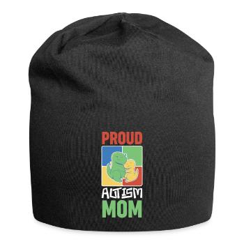 Fière maman autiste - Bonnet en jersey - noir - Devant